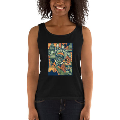 Women's Missy Fit Tank top - Onam Graffiti