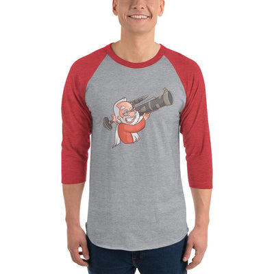 Men's 3/4th Sleeve Raglan T- Shirt - Narendra Modi- Warrior