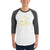 Men's 3/4th Sleeve Raglan T- Shirt - Hello Summer