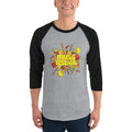 Men's 3/4th Sleeve Raglan T- Shirt - The Musical Festival