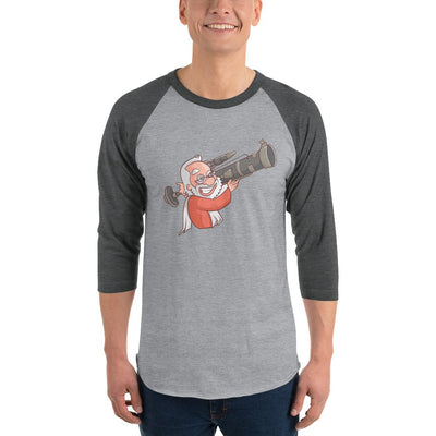 Men's 3/4th Sleeve Raglan T- Shirt - Narendra Modi- Warrior