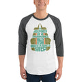 Men's 3/4th Sleeve Raglan T- Shirt - A Thousand Miles