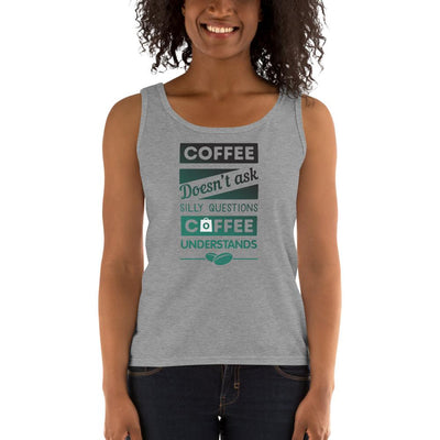 Women's Missy Fit Tank top - Coffee Understands