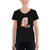 Women's V-Neck T-shirt - Narendra Modi- Laptop Cartoon