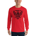 Men's Long Sleeve T-Shirt - Black Eagle- American