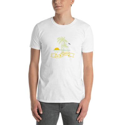 Men's Round Neck T Shirt - Hello Summer