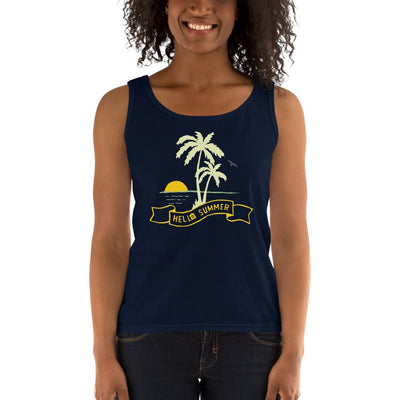 Women's Missy Fit Tank top - Hello Summer