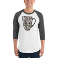 Men's 3/4th Sleeve Raglan T- Shirt - Good days start with coffee- coffee mug