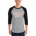 Men's 3/4th Sleeve Raglan T- Shirt - Good days start with coffee