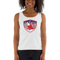 Women's Missy Fit Tank top - Bald Eagle in Shield, Retro design