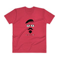 Men's Round Neck T Shirt - Goatee and Moustache