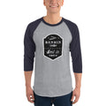 Men's 3/4th Sleeve Raglan T- Shirt - Barber Shop - Best in Town