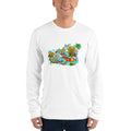 Unisex Long Sleeve T-shirt - Onam- Kathakali Dancer