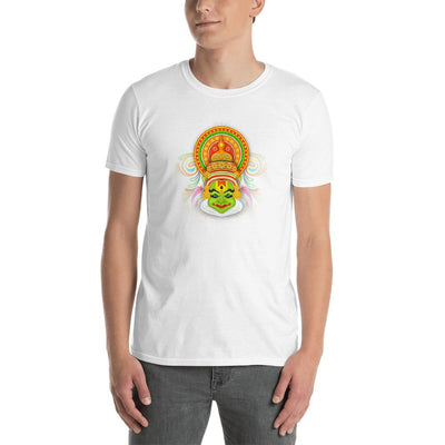 Men's Round Neck T Shirt - Onam- Kathakali Mask