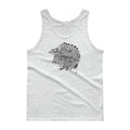 Men's Classic Tank Top - Eagle Doodle- Black & White