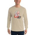 Men's Long Sleeve T-Shirt - Narendra Modi- Laptop Cartoon