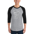 Men's 3/4th Sleeve Raglan T- Shirt - Coffee is always a good idea