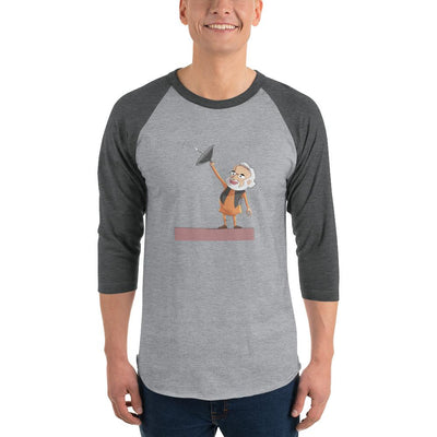 Men's 3/4th Sleeve Raglan T- Shirt - Modi- Cartoon