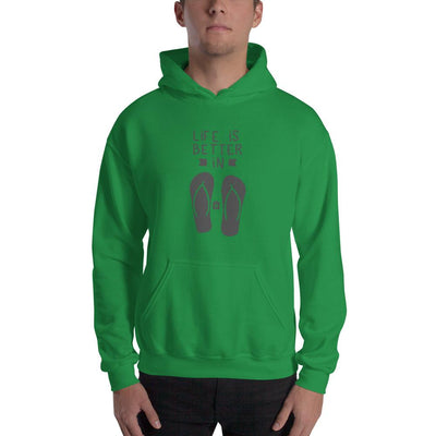 Unisex Hooded Sweatshirt - Flip-Flop through Life