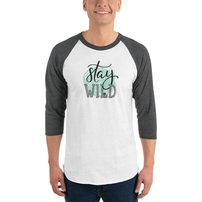 Men's 3/4th Sleeve Raglan T- Shirt - Call of the Wild