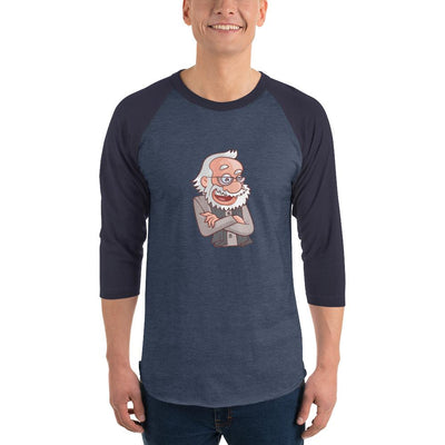 Men's 3/4th Sleeve Raglan T- Shirt - Namo- Cartoon