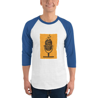 Men's 3/4th Sleeve Raglan T- Shirt - Am feeling Fine