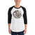 Men's 3/4th Sleeve Raglan T- Shirt - Wake up& drink a morning coffee