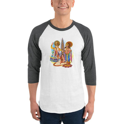 Men's 3/4th Sleeve Raglan T- Shirt - Onam- Celebration of Homecoming