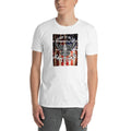 Men's Round Neck T Shirt - Proud to be an American- Eagle & Flag