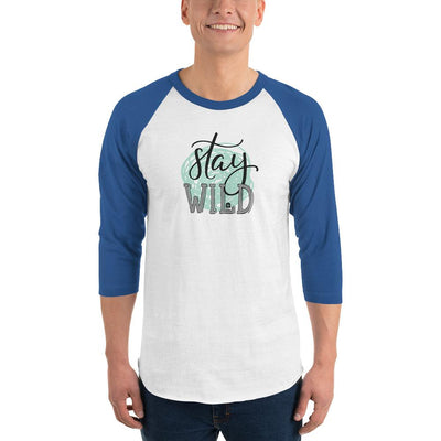 Men's 3/4th Sleeve Raglan T- Shirt - Call of the Wild