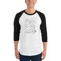 Men's 3/4th Sleeve Raglan T- Shirt - Coffee is always a good idea