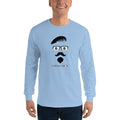 Men's Long Sleeve T-Shirt - Goatee and Moustache