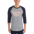 Men's 3/4th Sleeve Raglan T- Shirt - Good days start with coffee