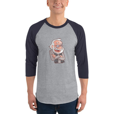 Men's 3/4th Sleeve Raglan T- Shirt - Namo- Cartoon