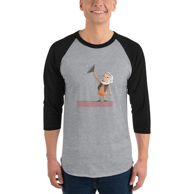 Men's 3/4th Sleeve Raglan T- Shirt - Modi- Cartoon