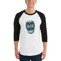 Men's 3/4th Sleeve Raglan T- Shirt - Rock o Magic