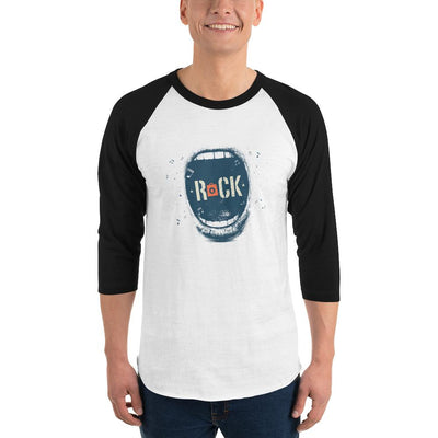 Men's 3/4th Sleeve Raglan T- Shirt - Rock o Magic