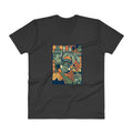 Men's V- Neck T Shirt - Onam Graffiti
