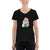 Women's V-Neck T-shirt - Namo- Cartoon -Thumbs up