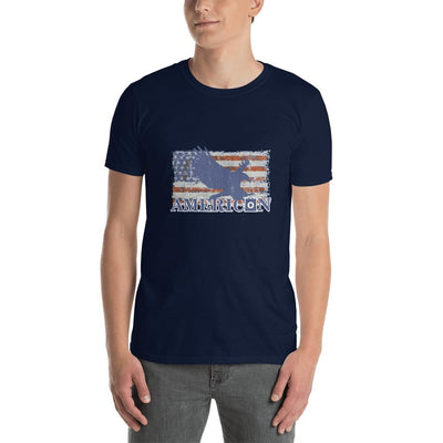 Men's Round Neck T Shirt - American