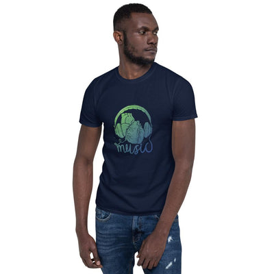 Men's Round Neck T Shirt - Beat of Heart