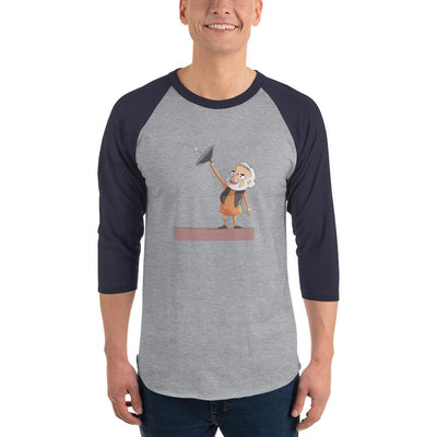 Men's 3/4th Sleeve Raglan T- Shirt - Modi- Cartoon