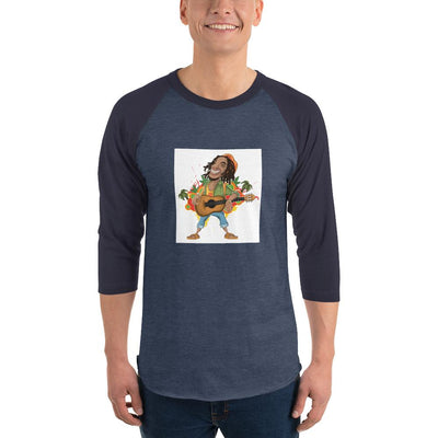 Men's 3/4th Sleeve Raglan T- Shirt - Ravishing Rockstar