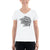 Women's V-Neck T-shirt - Eagle Doodle- Black & White