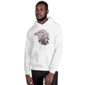 Unisex Hooded Sweatshirt - Eagle Doodle- Color