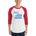 Men's 3/4th Sleeve Raglan T- Shirt - Here Comes the Sun