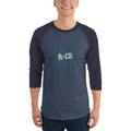 Men's 3/4th Sleeve Raglan T- Shirt - Rock o Magic