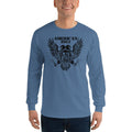 Men's Long Sleeve T-Shirt - Black Eagle- American