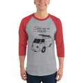 Men's 3/4th Sleeve Raglan T- Shirt - The Country Roads Away from Home: