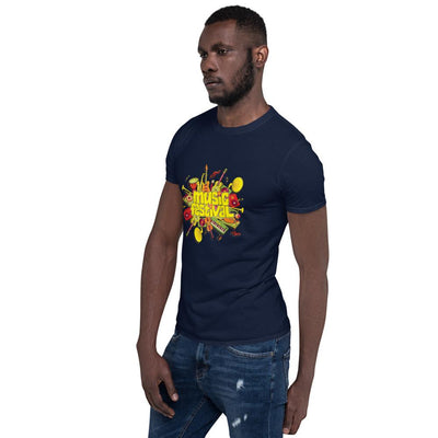 Men's Round Neck T Shirt - The Musical Festival